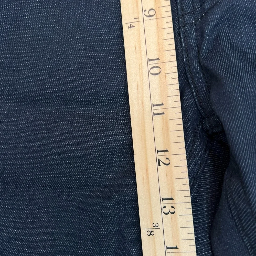 NWT Levi's 513 Slim Straight Jeans 36x34 Dark Indigo Blue Denim